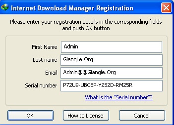 how to get idm serial number free
